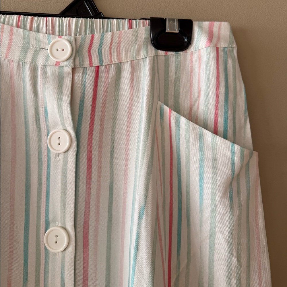 Mountain Warehouse Country to Coast Vintage Striped Button-Down Skirt - Picture 8 of 13